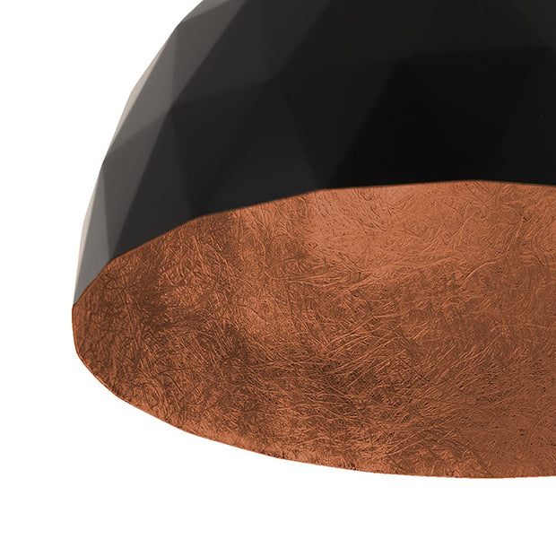 Lustra Leonard M Cupru / Negru (2)