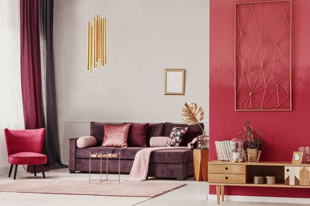 Maxlight Lustra Organic P0265D Auriu