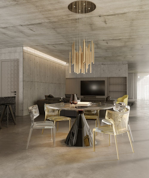 Maxlight Lustra Organic P0476D Auriu