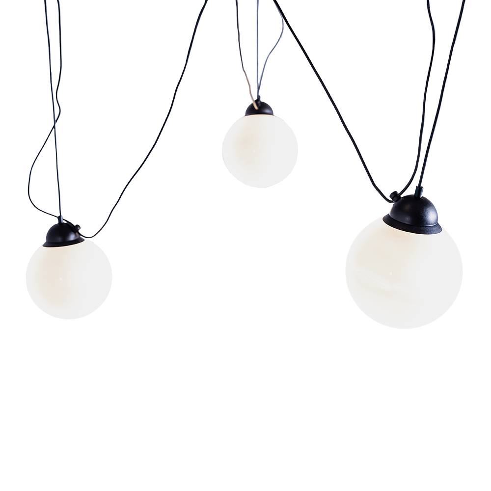 Lustra Popo Glass M3 Negru