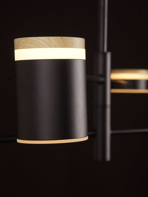 Lustra Puma P0406 Natural / Negru