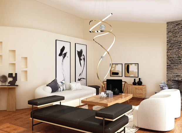 Lustra Ritz P0427D Auriu