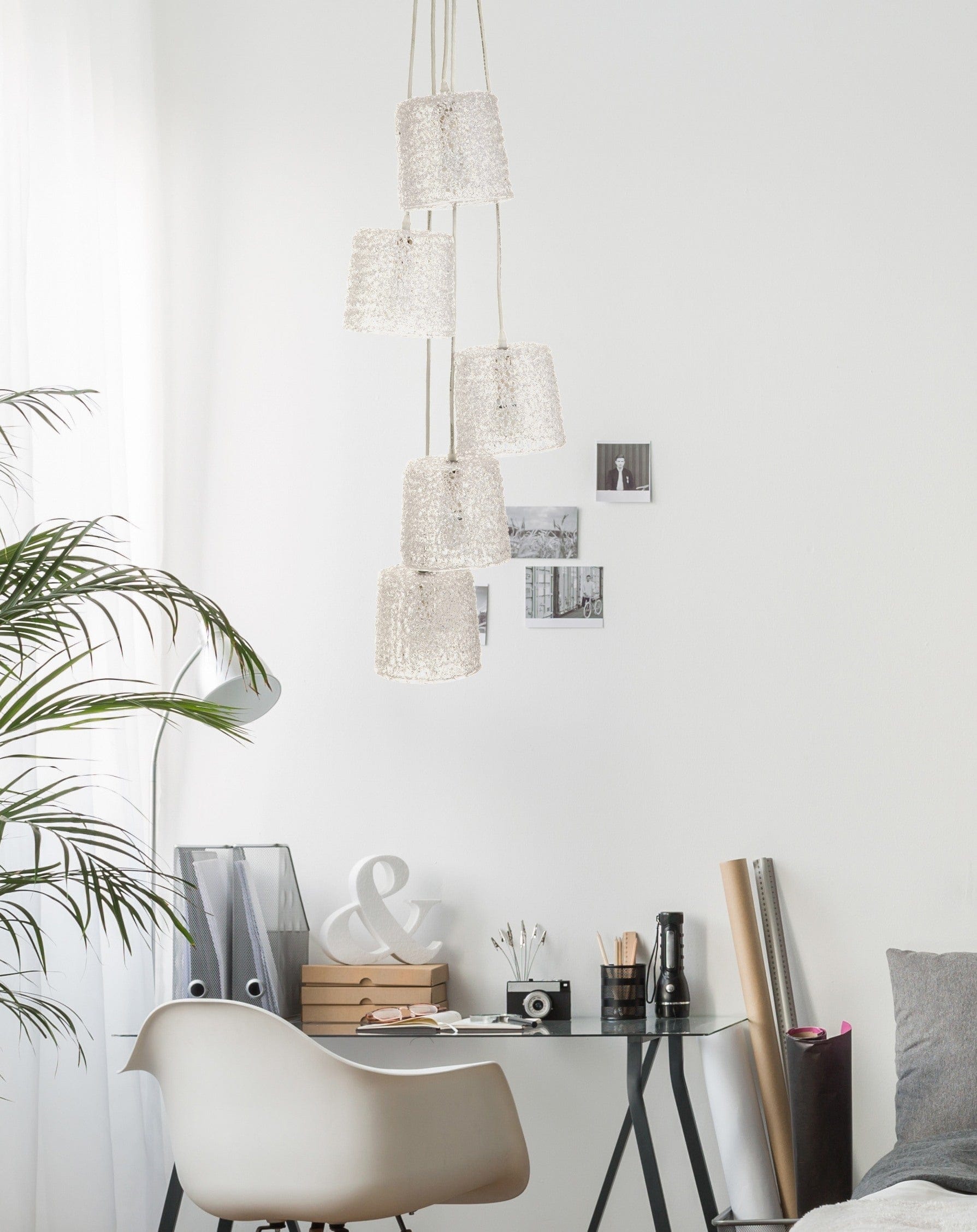 BFSummer Lustra Serety 5 Alb