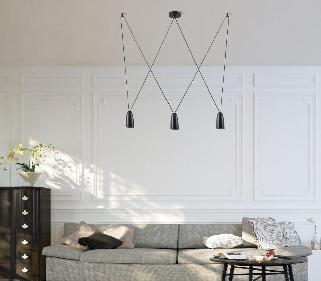 Maxlight Lustra Sistema P0399 Negru