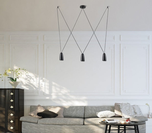 Maxlight Lustra Sistema P0399 Negru