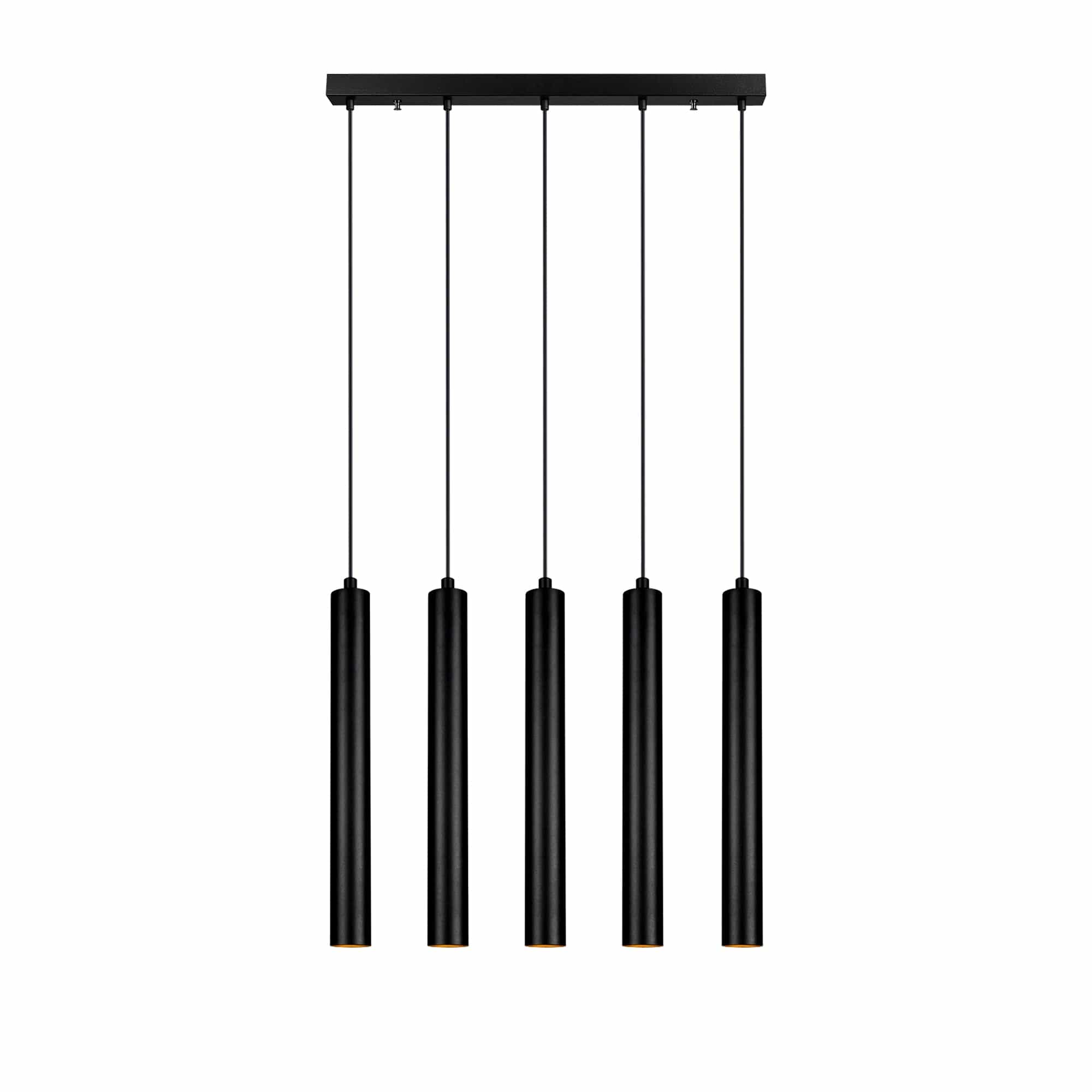 Lustra Tube Negru (1)