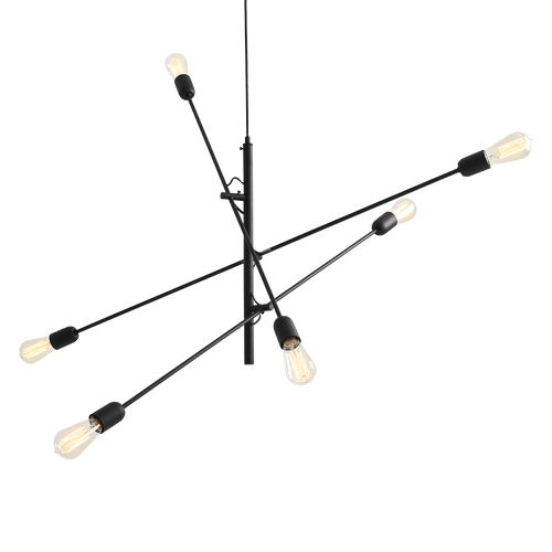 Lustra Twigo 6 Negru