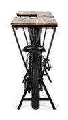 Masa de bar din lemn de mango si metal, Moto Replica Natural / Negru, L183xl43xH89 cm (5)