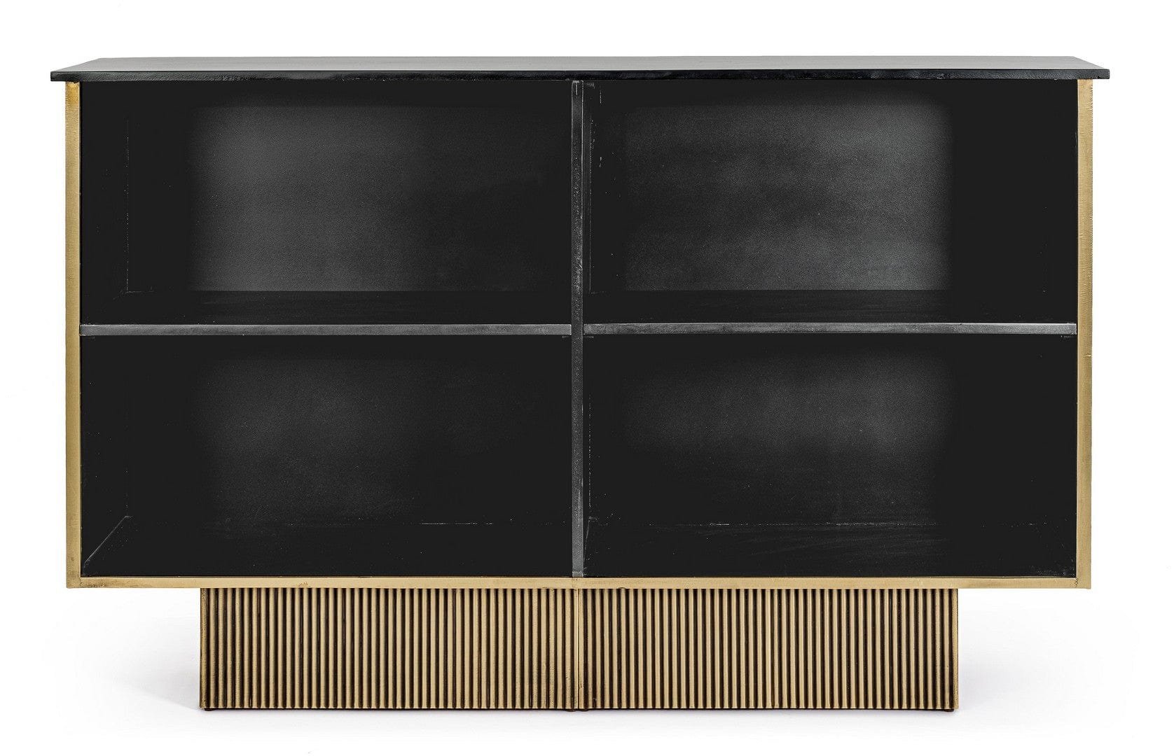 Masa de bar din MDF, Virat Negru / Alama, L160xl40xH100 cm (3)