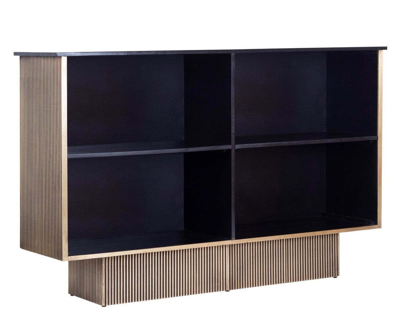 Masa de bar din MDF, Virat Negru / Alama, L160xl40xH100 cm (8)