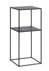 Unique Furniture A/S Masa de bar din metal, Pebble Negru, L35xl35xH80 cm