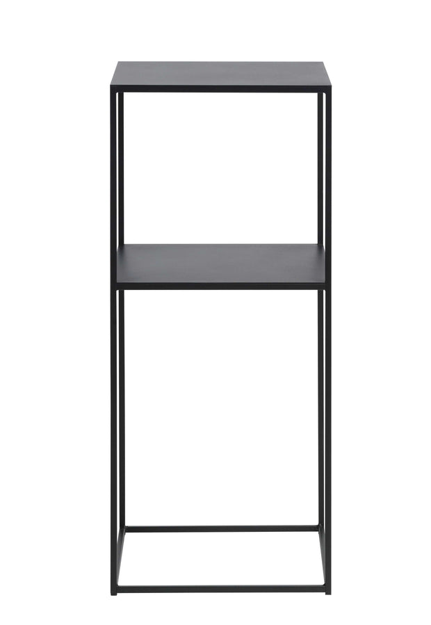 Unique Furniture A/S Masa de bar din metal, Pebble Negru, L35xl35xH80 cm