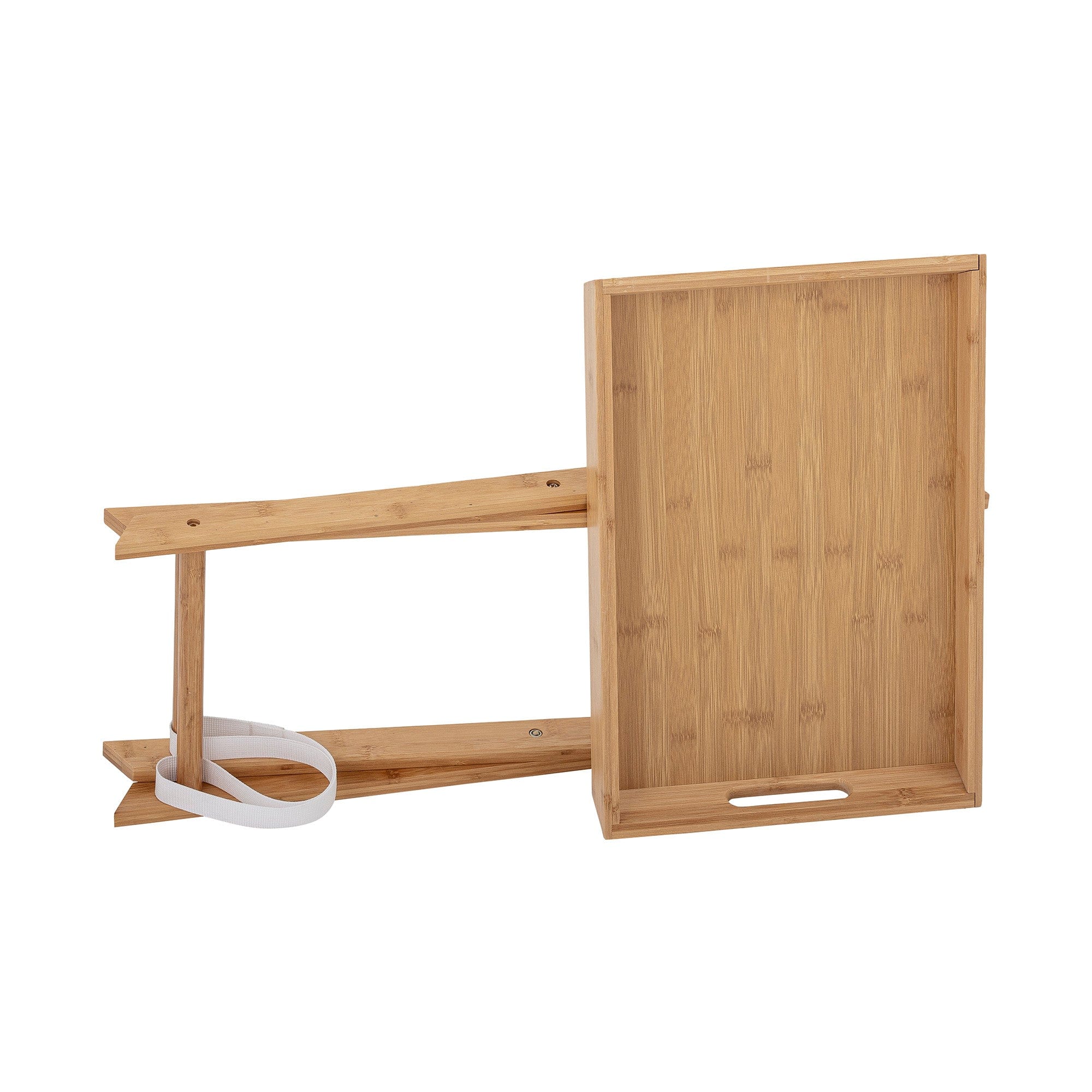 Masa de cafea din lemn, Adlene Natural, L45xl30xH60 cm (4)