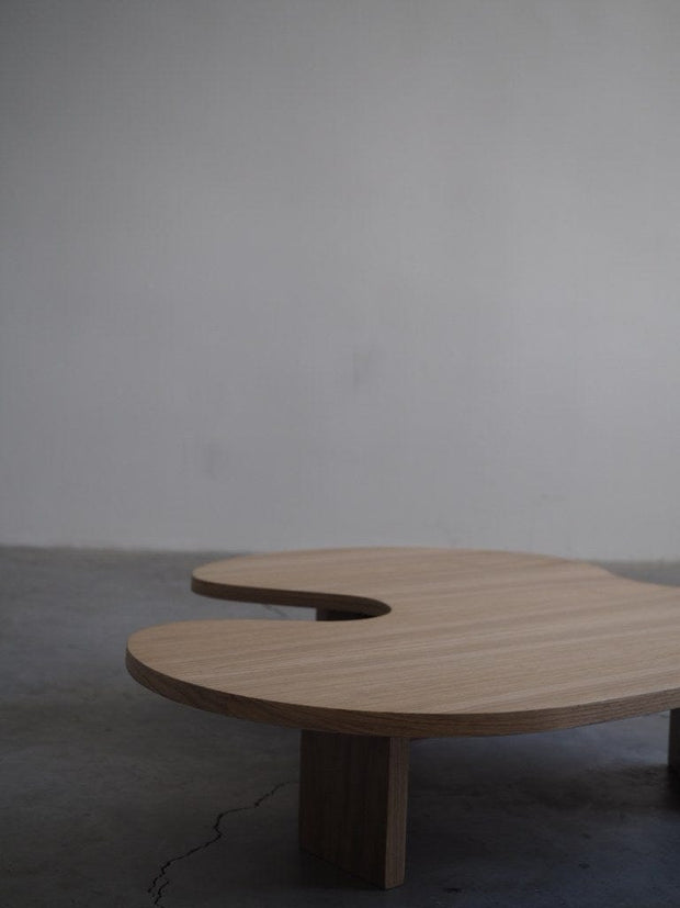 Asir Masa de cafea din lemn, Amorf Natural, L150xl90xH85 cm