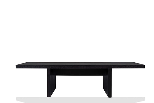 Asir Masa de cafea din lemn, Bridge Negru, L120xl50xH50 cm