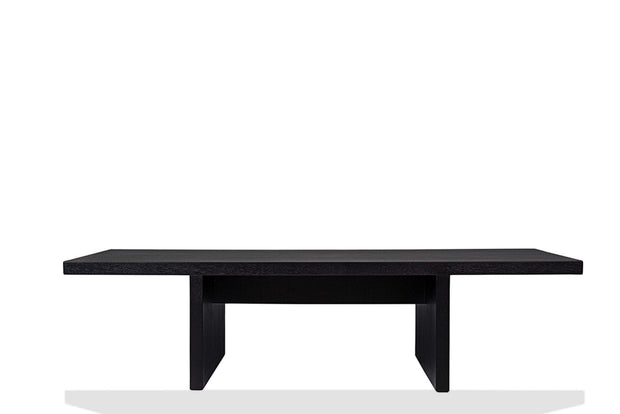 Asir Masa de cafea din lemn, Bridge Negru, L120xl50xH50 cm