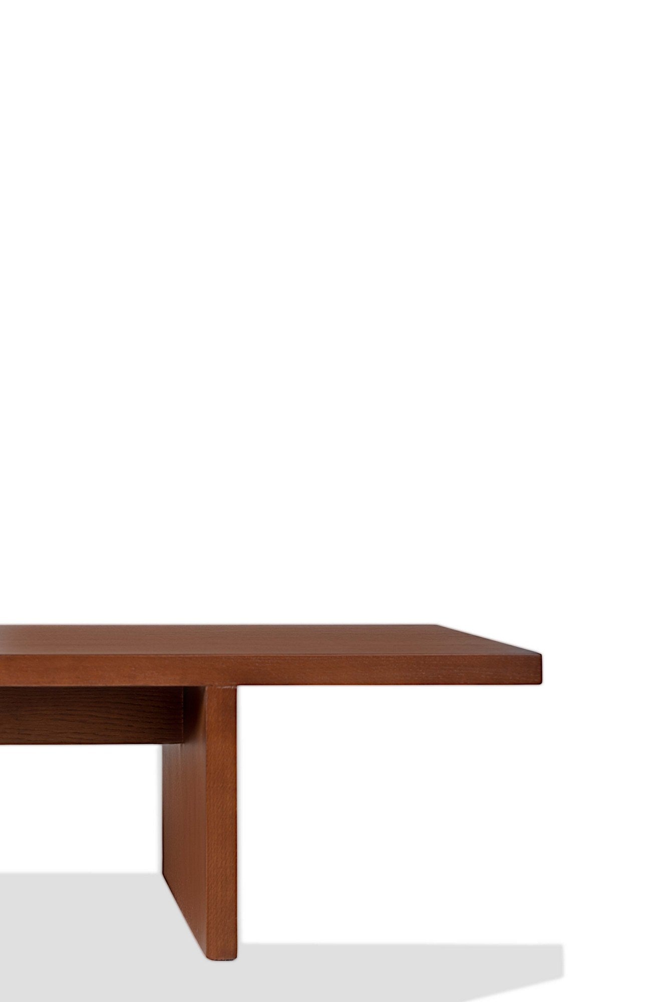 Asir Masa de cafea din lemn, Bridge Nuc, L120xl50xH50 cm