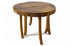 Asir Masa de cafea din lemn, Carmen Nuc, Ø70xH45 cm