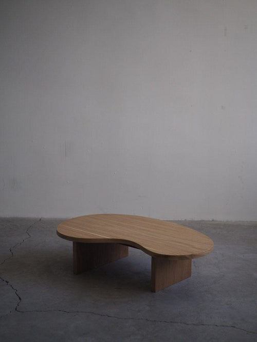 Asir Masa de cafea din lemn, Fasulye Natural, L120xl70xH50 cm