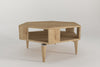 Asir Masa de cafea din lemn, Kipera Stejar, L90xl78xH41,2 cm