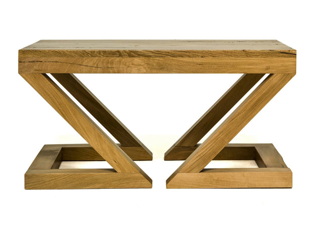 Asir Masa de cafea din lemn, Malanje Stejar, L80xl50xH40 cm