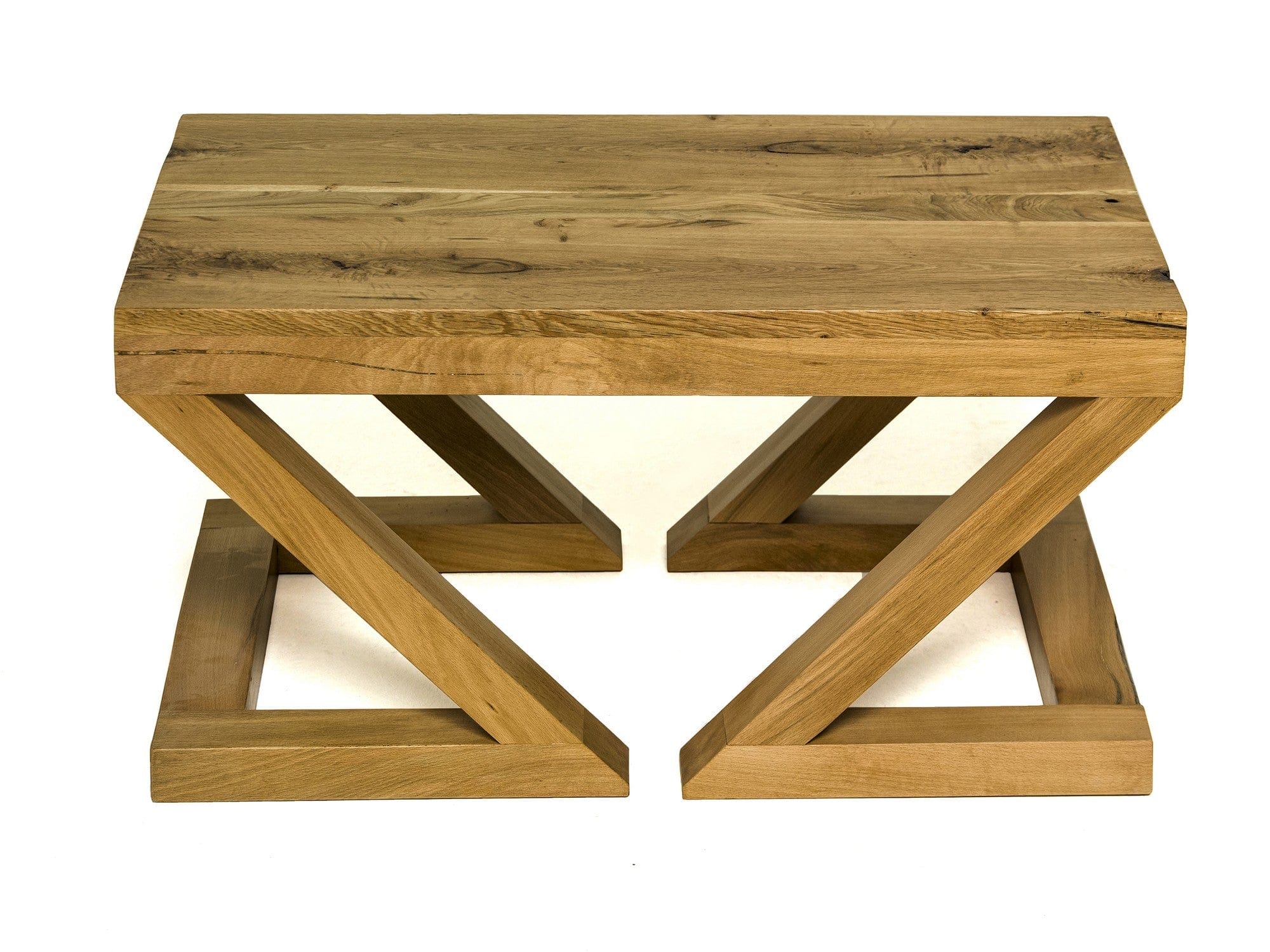 Asir Masa de cafea din lemn, Malanje Stejar, L80xl50xH40 cm