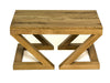 Asir Masa de cafea din lemn, Malanje Stejar, L80xl50xH40 cm