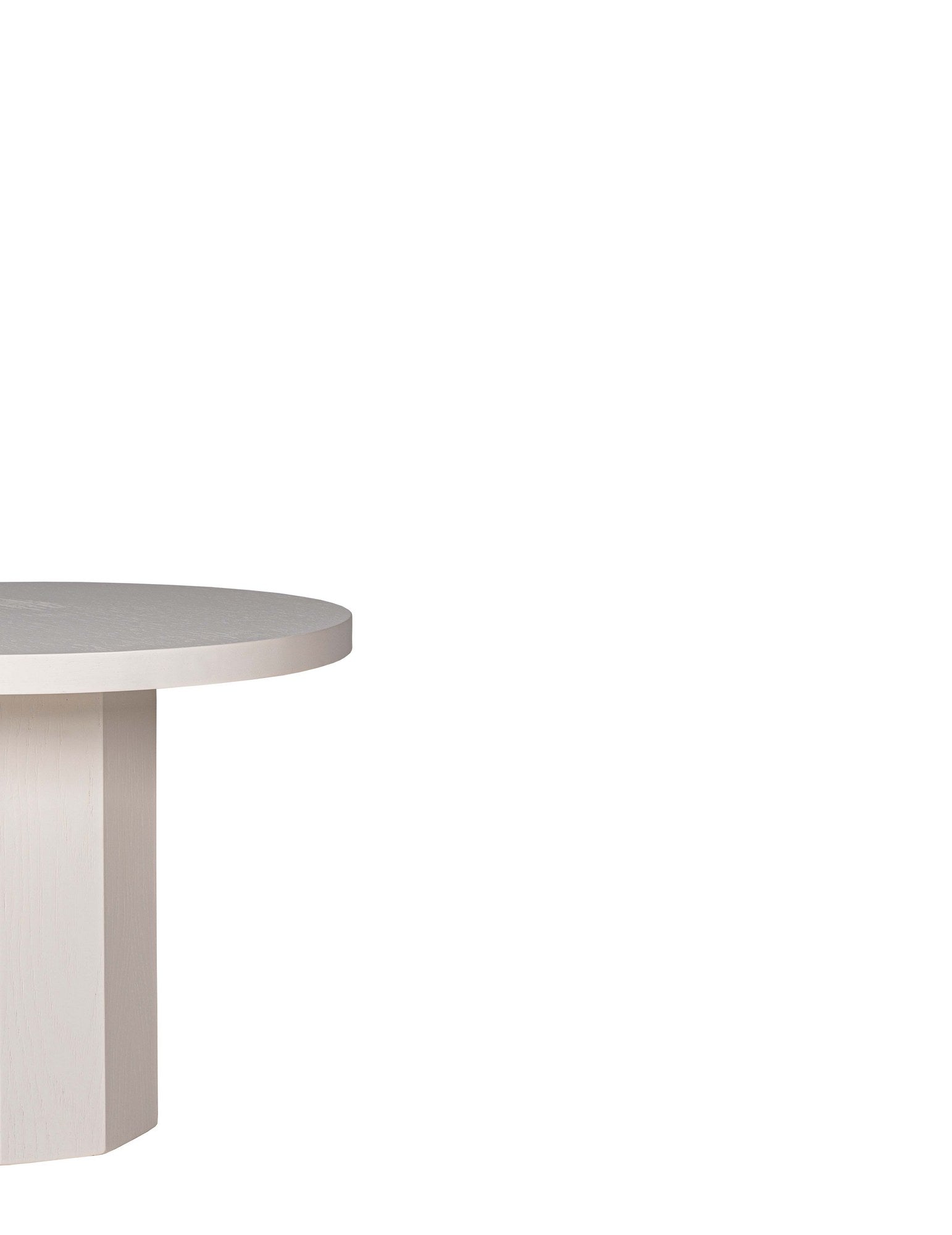 Asir Masa de cafea din lemn, Royal Crem, Ø60xH50 cm