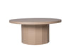 Asir Masa de cafea din lemn, Royal Grej, Ø80xH35 cm