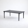 Asir Masa de cafea din lemn si metal, Fonissa Antracit / Negru, L120xl60xH45 cm