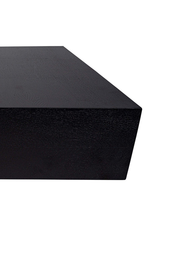 Asir Masa de cafea din lemn, Space Negru, L100xl100xH30 cm