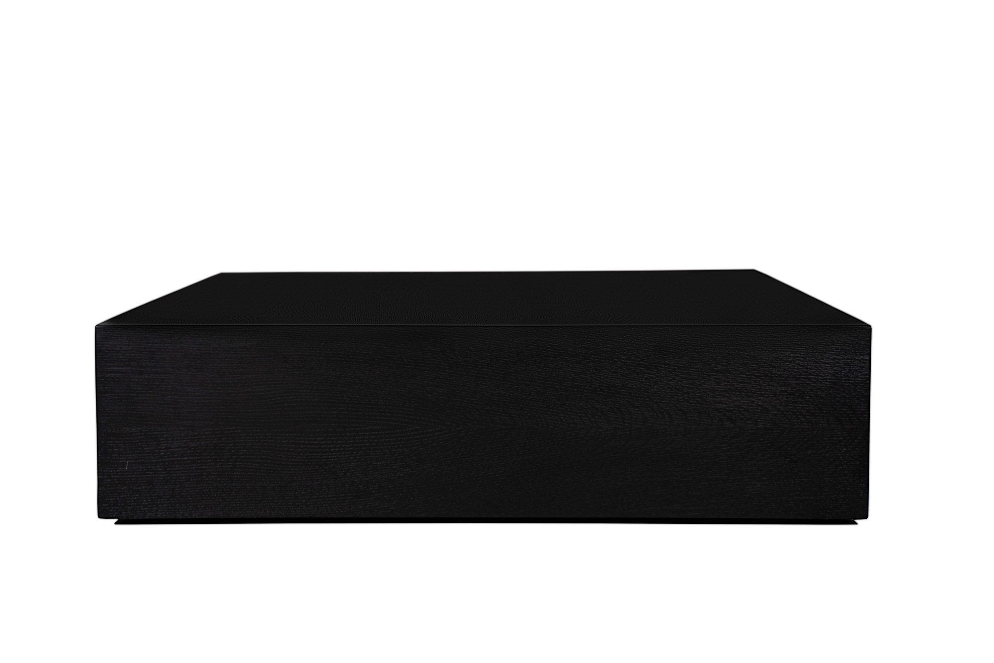 Asir Masa de cafea din lemn, Space Negru, L100xl100xH30 cm