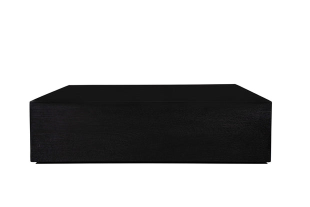 Asir Masa de cafea din lemn, Space Negru, L100xl100xH30 cm