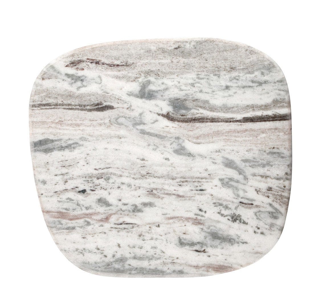 Masa de cafea din marmura si metal, Cadmus Natural, L60xl56xH38 cm (4)