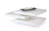 Masa de cafea din MDF, Ingrid Alb, L80xl80xH45 cm