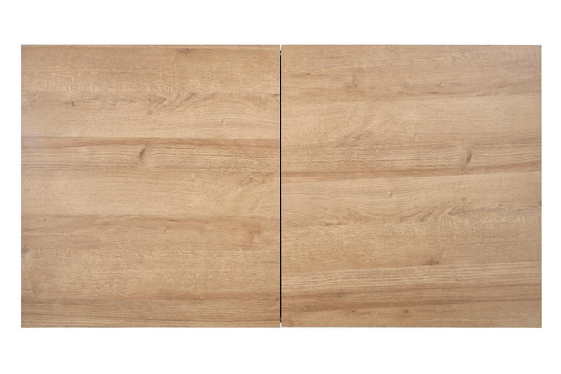 Masa de cafea din MDF si metal, Clara Stejar / Negru, L110xl60xH38 cm (7)