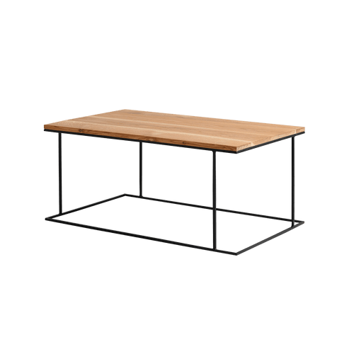 Masa de cafea din MDF, Walt Wood Stejar / Negru, L100xl60xH45 cm