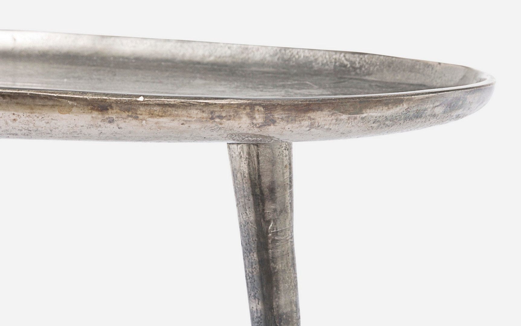 Masa de cafea din metal Tahir Antique Argintiu, L60xl50xH39 cm (3)