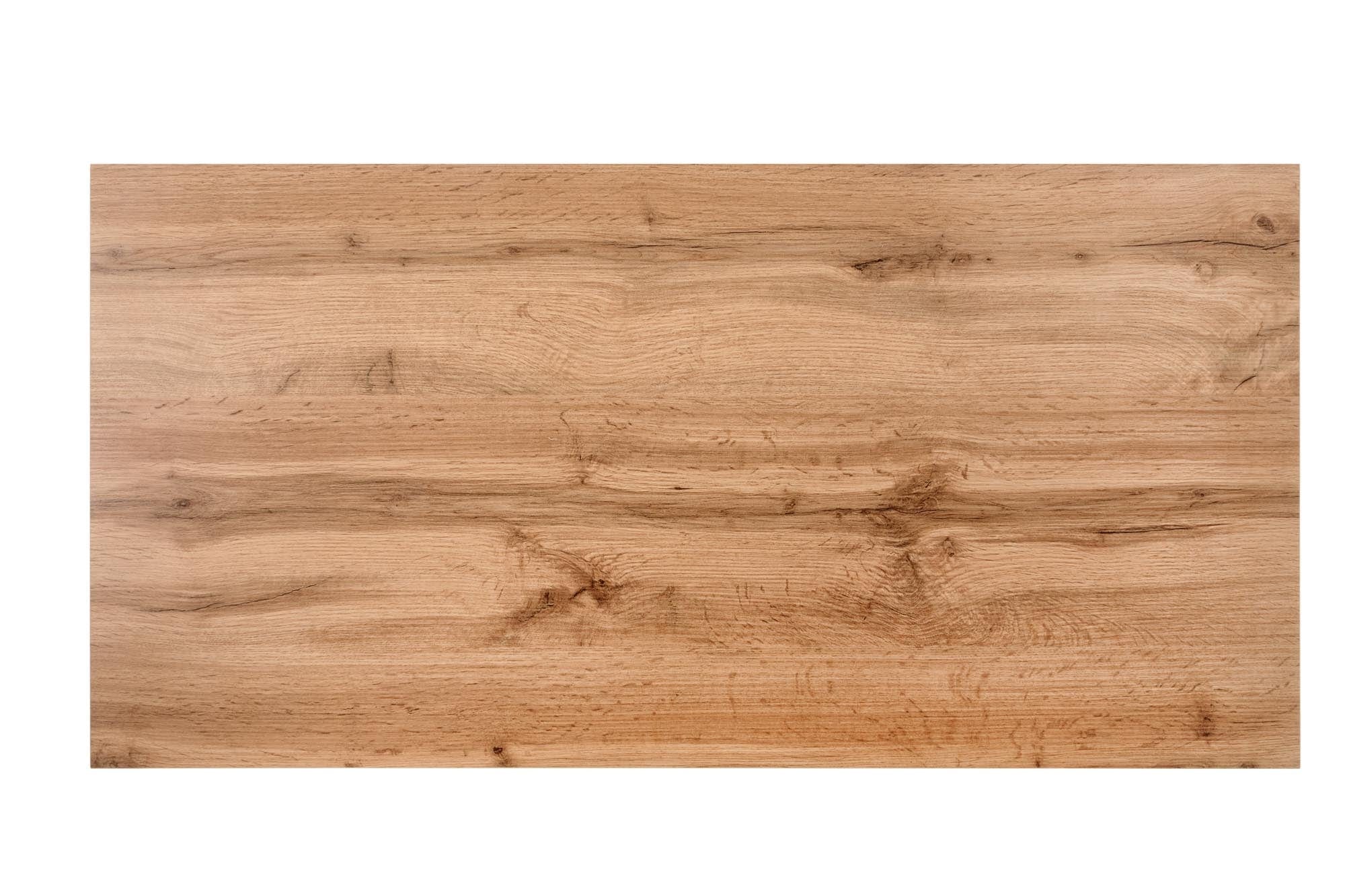 Masa de cafea din pal, Combo Stejar / Negru, L110xl55xH49 cm (2)