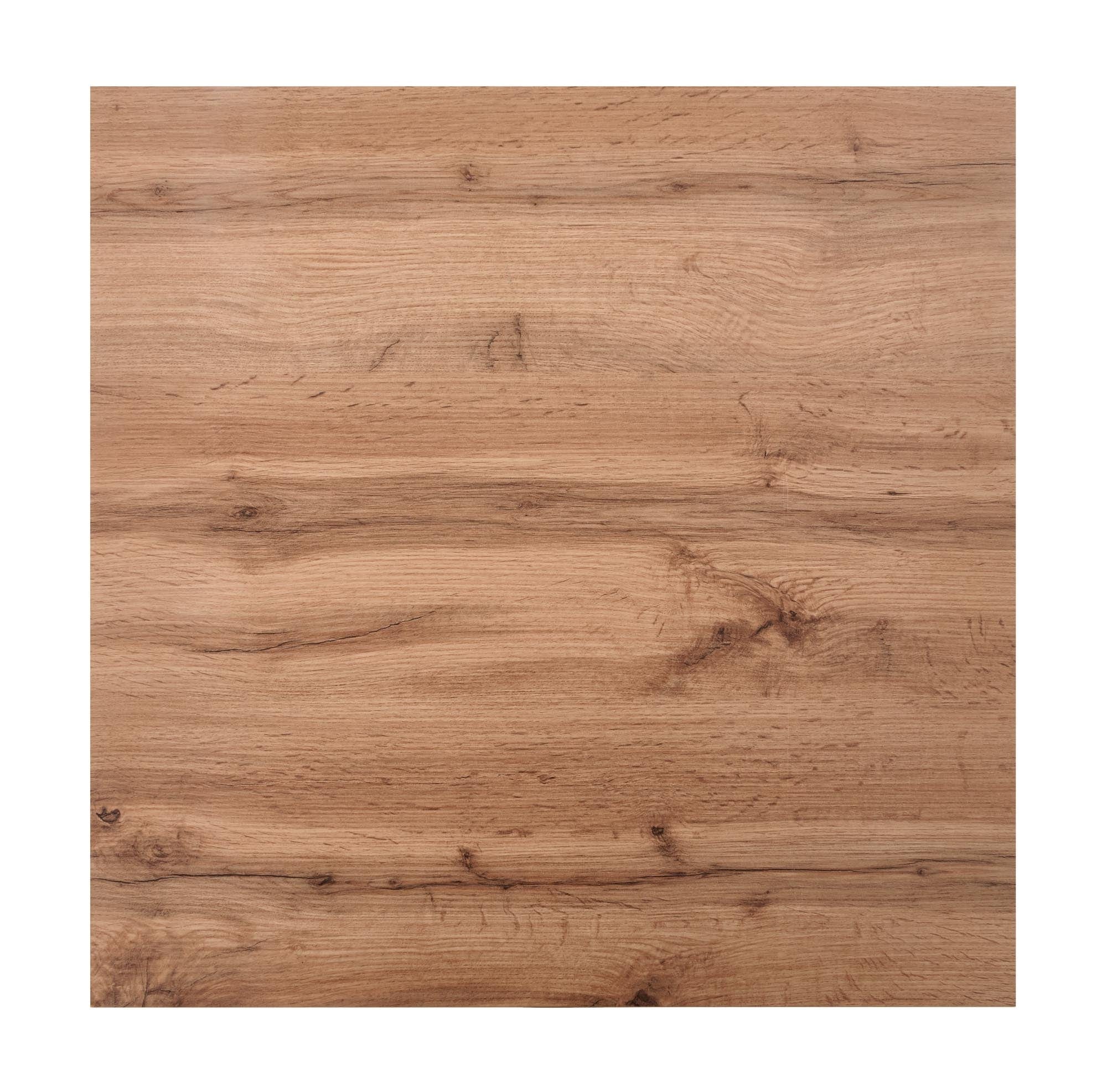 Masa de cafea din pal si metal, Venom Stejar / Negru, L65xl65xH55 cm (1)