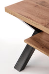 Masa de cafea din pal si metal, Venom X Stejar / Negru, L120xl60xH55 cm (1)