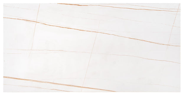 Masa de cafea din piatra sinterizata si metal, Universe 3 Alb / Auriu, L120xl60xH45 cm (2)