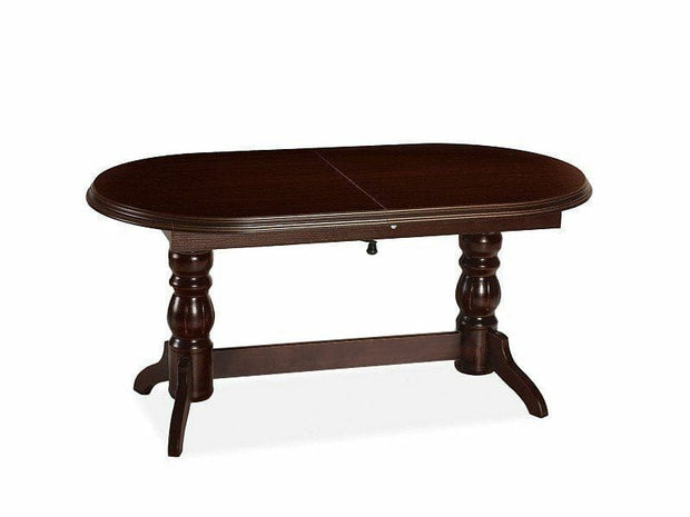 Masa de cafea extensibila din pal si lemn, Daniel Wenge, L120-160xl70xH62 cm