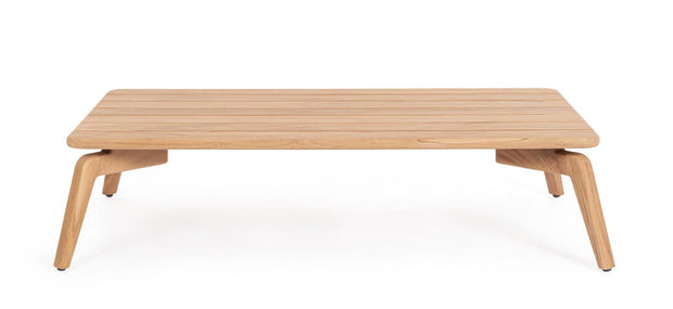 Masa de cafea pentru gradina / terasa din lemn, Tamires Natural, L120xl70xH30 cm (2)