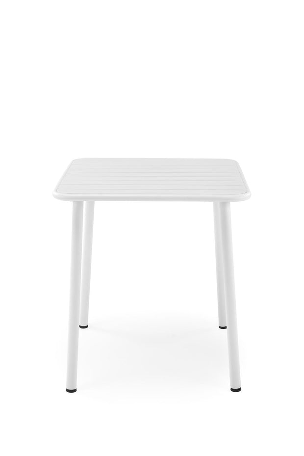 Masa de gradina / terasa din metal, Bosco Alb, L70xl70xH76 cm (5)
