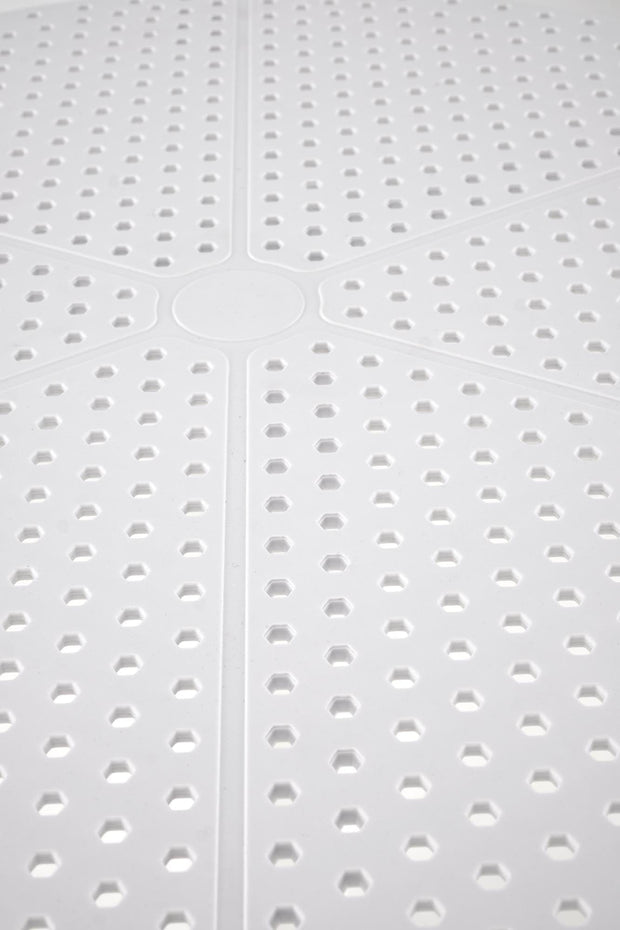 Masa de gradina / terasa din polipropilena, Calvo Alb, Ø60xH72 cm (4)