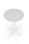 Masa de gradina / terasa din polipropilena, Calvo Alb, Ø60xH72 cm (6)
