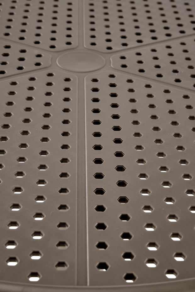 Masa de gradina / terasa din polipropilena, Calvo Kaki, Ø60xH72 cm (5)