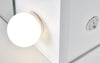 Masa de machiaj din pal cu oglinda, 5 sertare si LED inclus, Hollywood XL Alb, L120xl55xH140 cm (6)