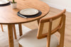 Asir Masa din lemn, Bn 1 Nuc, Ø100xH74,5 cm